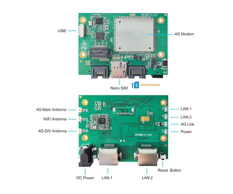 4G Router Board of M08



